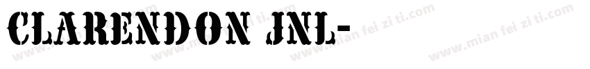 clarendon jnl字体转换